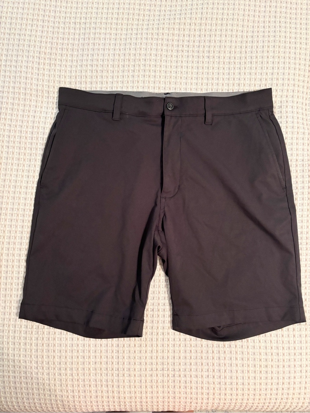 Men's Black Golf Shorts